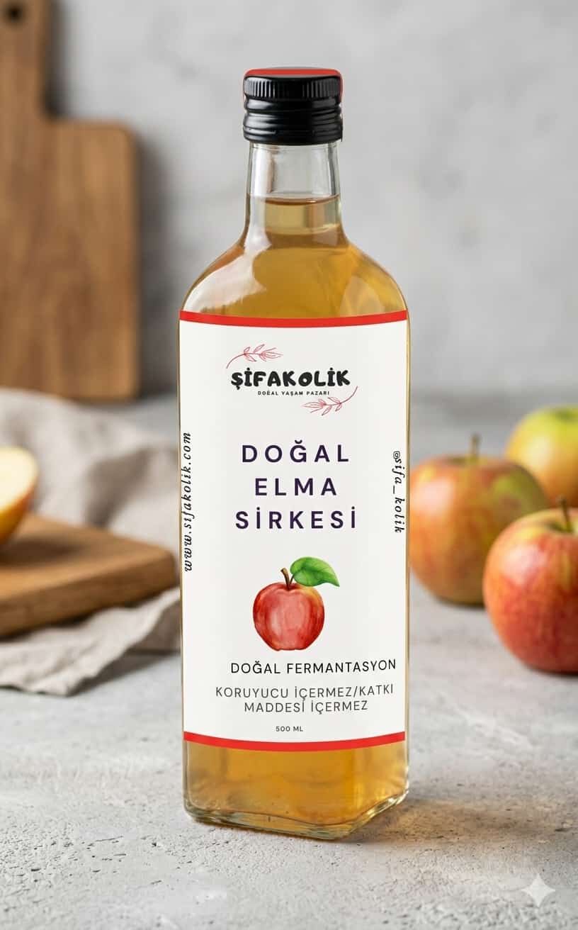 DOĞAL FERMENTE ELMA SİRKESİ 500ML